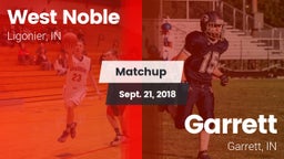 Matchup: West Noble High vs. Garrett  2018