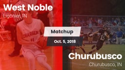 Matchup: West Noble High vs. Churubusco  2018