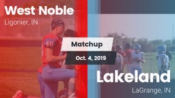 Matchup: West Noble High vs. Lakeland  2019