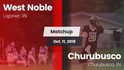 Matchup: West Noble High vs. Churubusco  2019