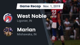 Recap: West Noble  vs. Marian  2019