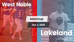 Matchup: West Noble High vs. Lakeland  2020