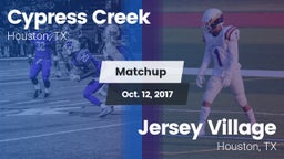 Matchup: Cypress Creek High vs. Jersey Village  2017