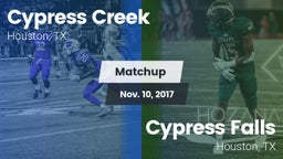 Matchup: Cypress Creek High vs. Cypress Falls  2017