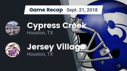 Recap: Cypress Creek  vs. Jersey Village  2018
