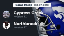 Recap: Cypress Creek  vs. Northbrook  2018