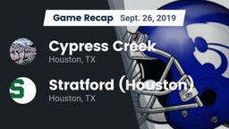 Recap: Cypress Creek  vs. Stratford  (Houston) 2019