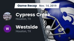 Recap: Cypress Creek  vs. Westside  2019