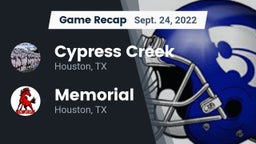 Recap: Cypress Creek  vs. Memorial  2022