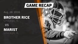 Recap: Brother Rice  vs. Marist  2016