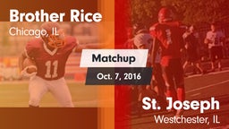 Matchup: Brother Rice High vs. St. Joseph  2016