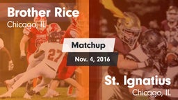 Matchup: Brother Rice High vs. St. Ignatius  2016