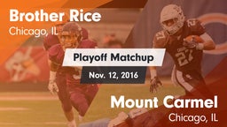 Matchup: Brother Rice High vs. Mount Carmel  2016