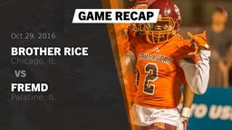 Recap: Brother Rice  vs. Fremd  2016