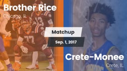 Matchup: Brother Rice High vs. Crete-Monee  2017