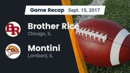 Recap: Brother Rice  vs. Montini  2017