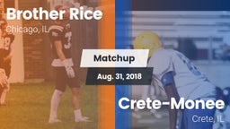 Matchup: Brother Rice High vs. Crete-Monee  2018