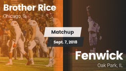 Matchup: Brother Rice High vs. Fenwick  2018