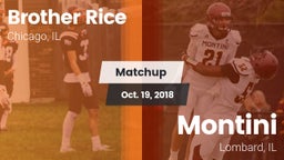 Matchup: Brother Rice High vs. Montini  2018