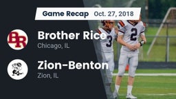 Recap: Brother Rice  vs. Zion-Benton  2018