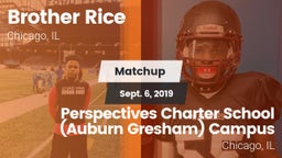 Matchup: Brother Rice High vs. Perspectives Charter School (Auburn Gresham) Campus 2019