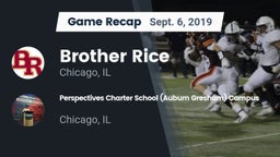 Recap: Brother Rice  vs. Perspectives Charter School (Auburn Gresham) Campus 2019