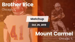 Matchup: Brother Rice High vs. Mount Carmel  2019