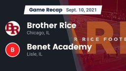 Recap: Brother Rice  vs. Benet Academy  2021