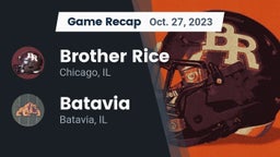 Recap: Brother Rice  vs. Batavia  2023