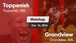 Matchup: Toppenish High vs. Grandview  2016