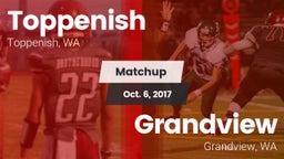 Matchup: Toppenish High vs. Grandview  2017