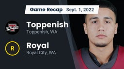 Recap: Toppenish  vs. Royal  2022