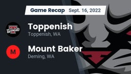 Recap: Toppenish  vs. Mount Baker  2022
