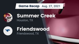 Recap: Summer Creek  vs. Friendswood  2021