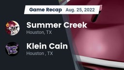 Recap: Summer Creek  vs. Klein Cain  2022