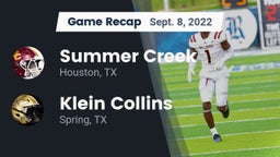 Recap: Summer Creek  vs. Klein Collins  2022