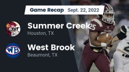 Recap: Summer Creek  vs. West Brook  2022