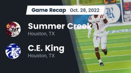 Recap: Summer Creek  vs. C.E. King  2022
