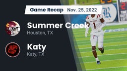 Recap: Summer Creek  vs. Katy  2022