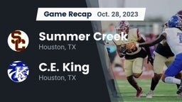 Recap: Summer Creek  vs. C.E. King  2023