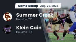 Recap: Summer Creek  vs. Klein Cain  2023