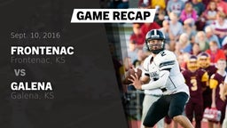 Recap: Frontenac  vs. Galena  2016