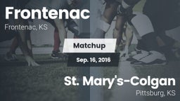 Matchup: Frontenac High vs. St. Mary's-Colgan  2016