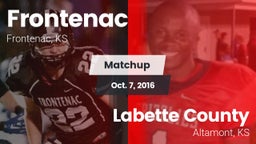 Matchup: Frontenac High vs. Labette County  2016