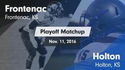 Matchup: Frontenac High vs. Holton  2016