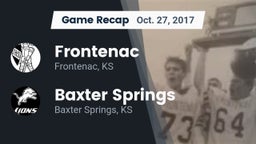 Recap: Frontenac  vs. Baxter Springs   2017