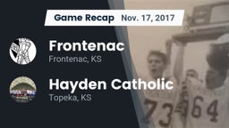 Recap: Frontenac  vs. Hayden Catholic  2017