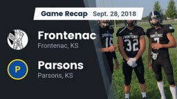 Recap: Frontenac  vs. Parsons  2018