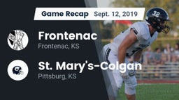 Recap: Frontenac  vs. St. Mary's-Colgan  2019