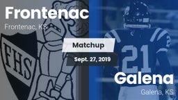 Matchup: Frontenac High vs. Galena  2019